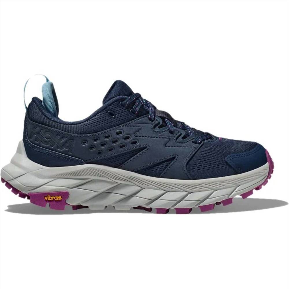 NEW HOKA women's anacapa breeze low hiking shoe in outer space/harbor mist